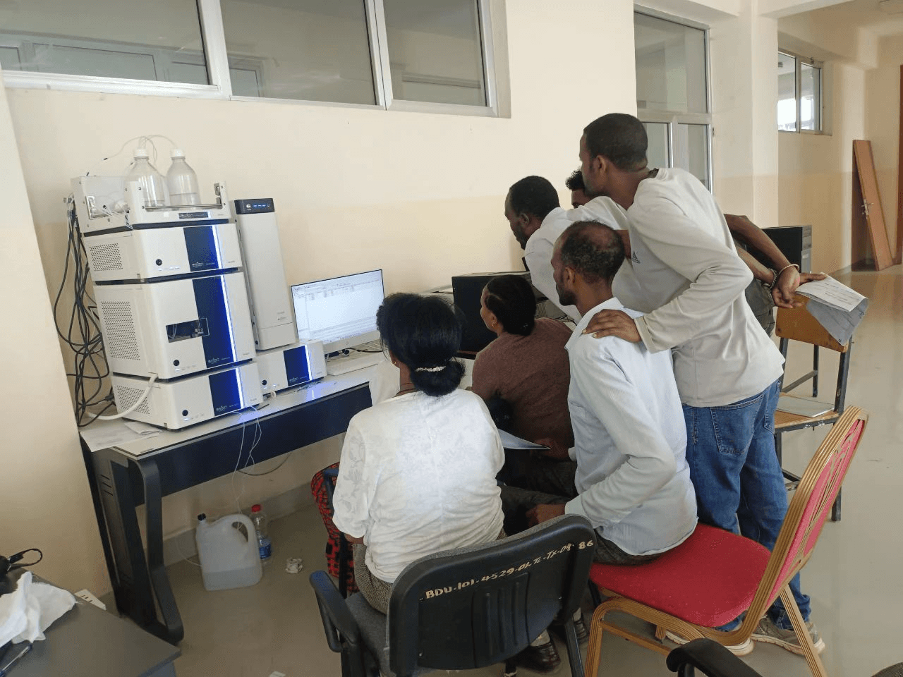 Bahir Dar University staff training on the Scion HPLC software