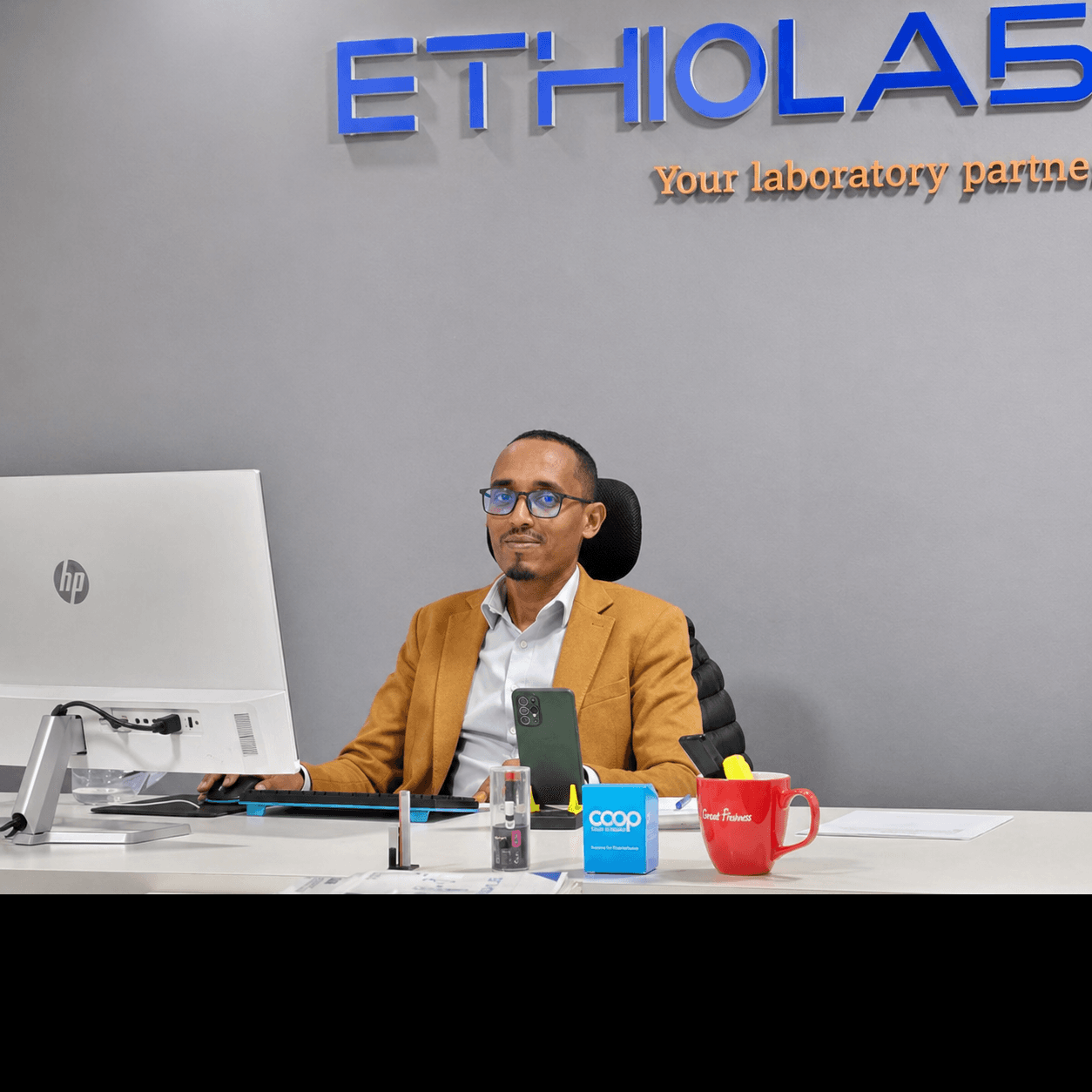 Derese Tadesse, Founder & CEO of Ethiolab